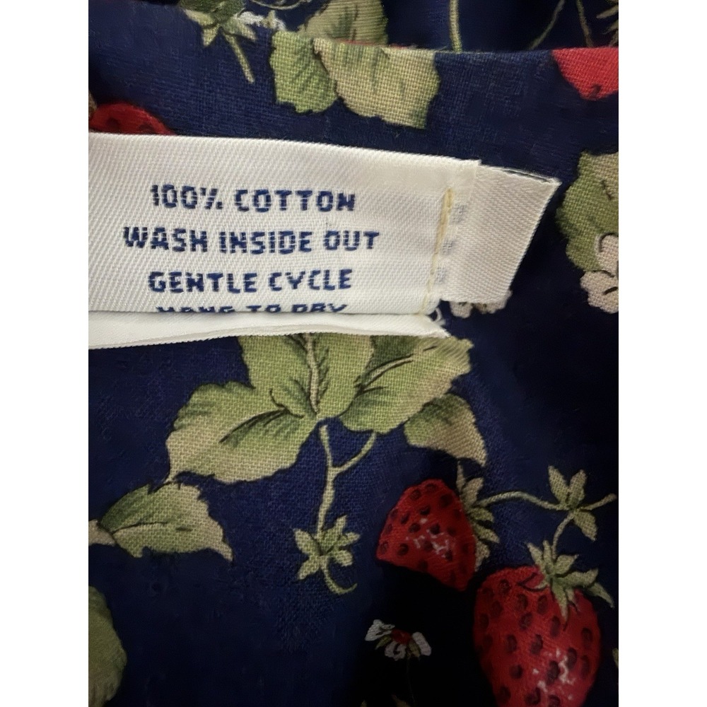 Dogwood Lane Strawberry Fields Cottage Farm Core Sleeveless Dress Women's Small - Picture 14 of 14